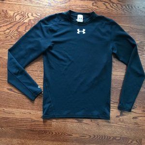 UNDER ARMOUR Reversible L/S Top T-Shirt ALLSEASONGEAR STAY WARM Sz. SM S M EUC